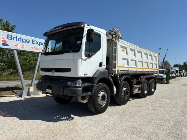 RENAULT KERAX 420 ribaltabile. trilaterale 4 ASSI