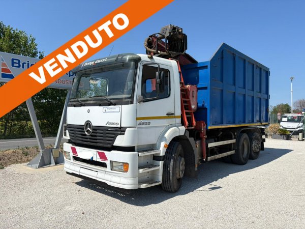 MERCEDES ATEGO 2533 ribaltabile GRU POLIPO