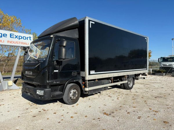 IVECO EUROCARGO 75-160 furgonato con sponda EURO 6