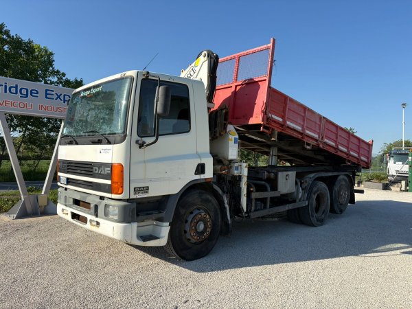 DAF CF 290 ribaltabile trilaterale GRU PESCI