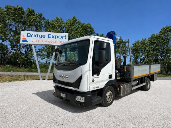 IVECO EUROCARGO 75E19 euro 6 CON GRU PM